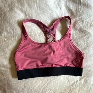 Pink victoria secret pink gym sports bra bandeau workout size medium